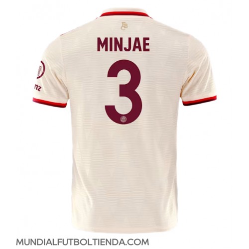 Camiseta Bayern Munich Kim Min-jae #3 Tercera Equipación Replica 2024-25 mangas cortas